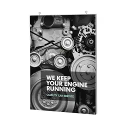 Wisząca rama tekstylna LED